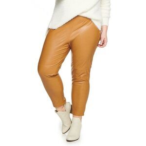 Plus Size Sonoma Goods For Life x Denise Bidot Vegan Leather Leggings 3X